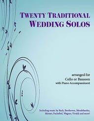 20 Traditional Wedding Solos Cello or Bassoon and Piano cover Thumbnail